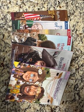 Set of Colorful Illustrated Children's History Books - Woodstock Cover Visible